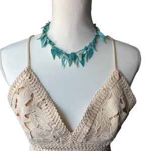 Elegant Turquoise Shell Necklace